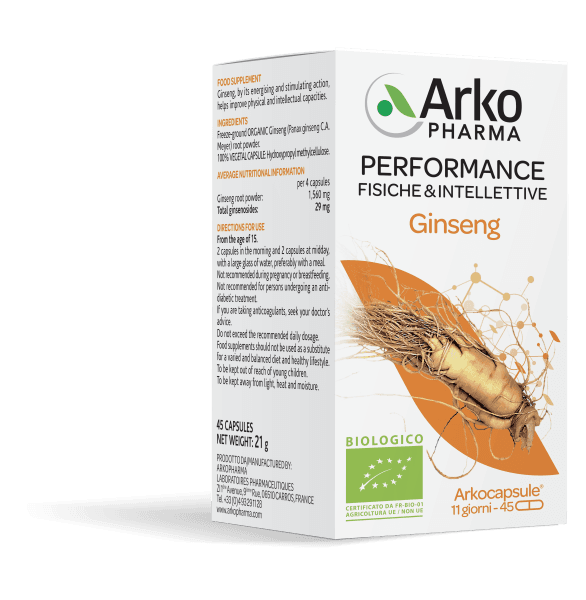 Arkocapsule Ginseng Bio – 45 gélules