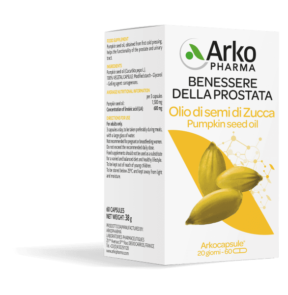 Arkocapsule Huile de Graines de Courge Bio – 45 gélules