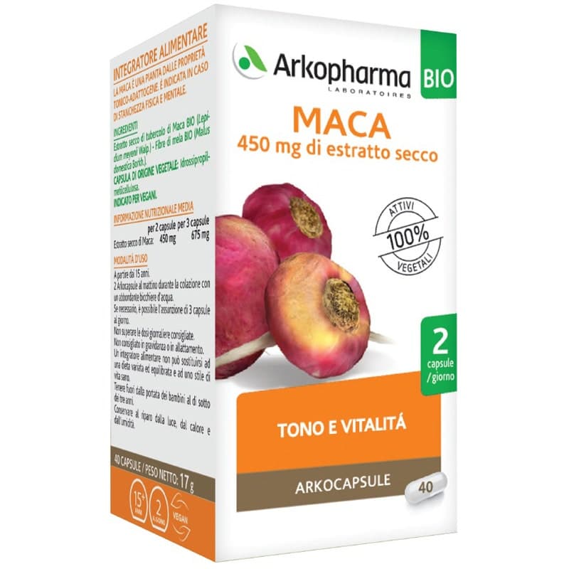 Arkocapsule Maca Bio – 40 gélules
