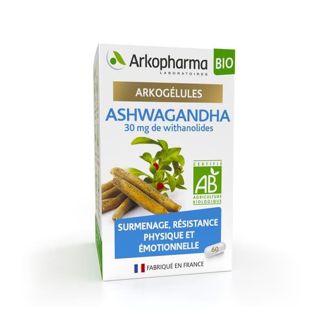 Arkocapsule Bio Ashwagandha 600 mg – 60 gélules