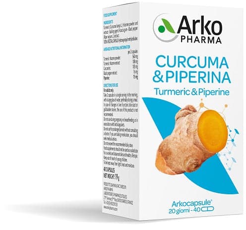Arkocapsule Curcuma + Piperin – 130 gélules