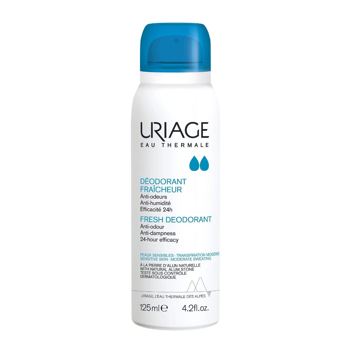 Uriage Déo Fraîcheur – 125 ml Spray Déodorant