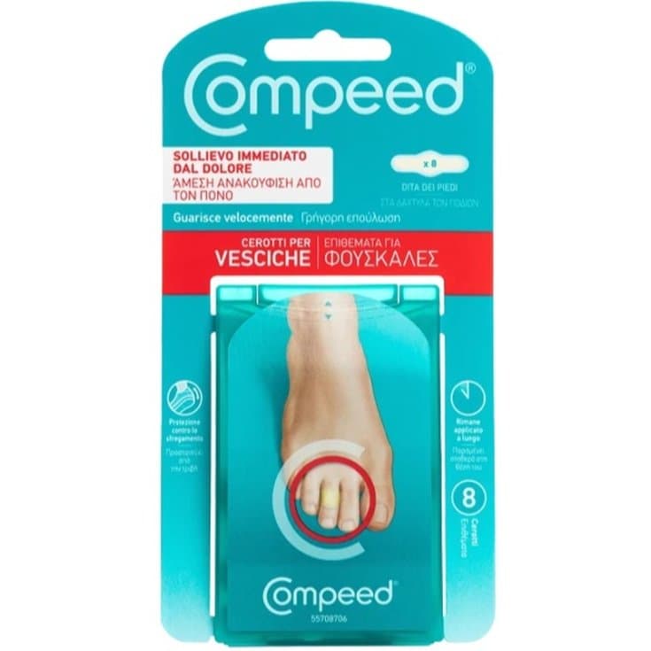 Compeed Pansements pour Orteils et Pieds – 8 Pièces