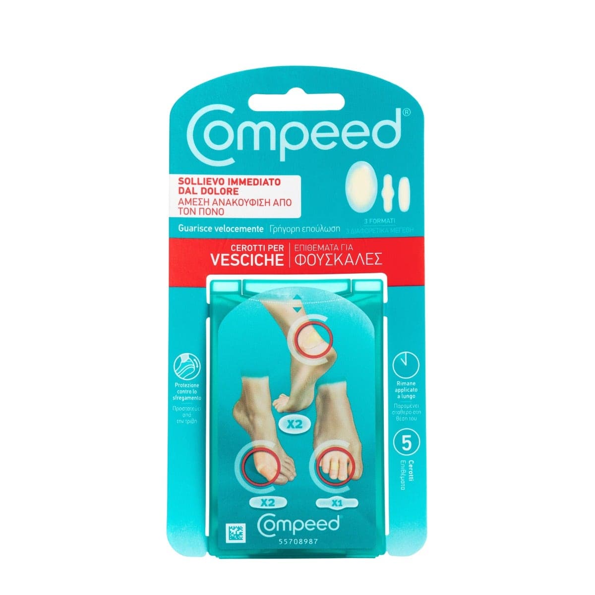 Compeed Blasenpflaster Gemischt – 5 Stück