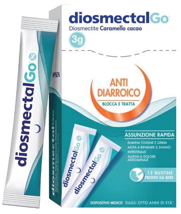 Diosmectalgo Caramel – 12 sachets