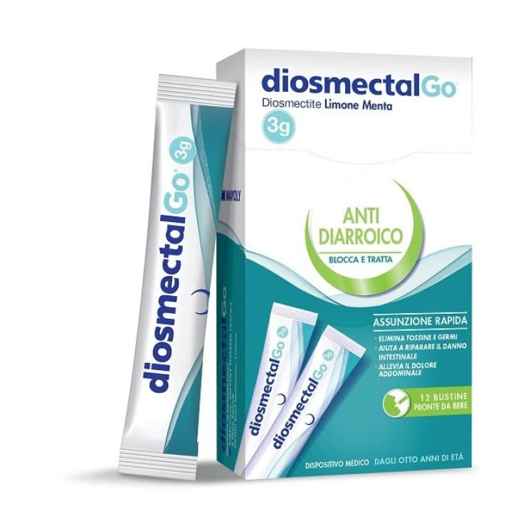 Diosmectalgo Zitrone-Minze – 12 sachets