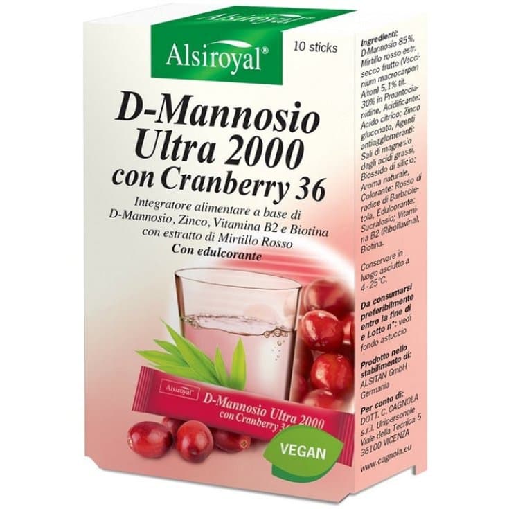 D-Mannosio Ultra 2000 – 10 sachets