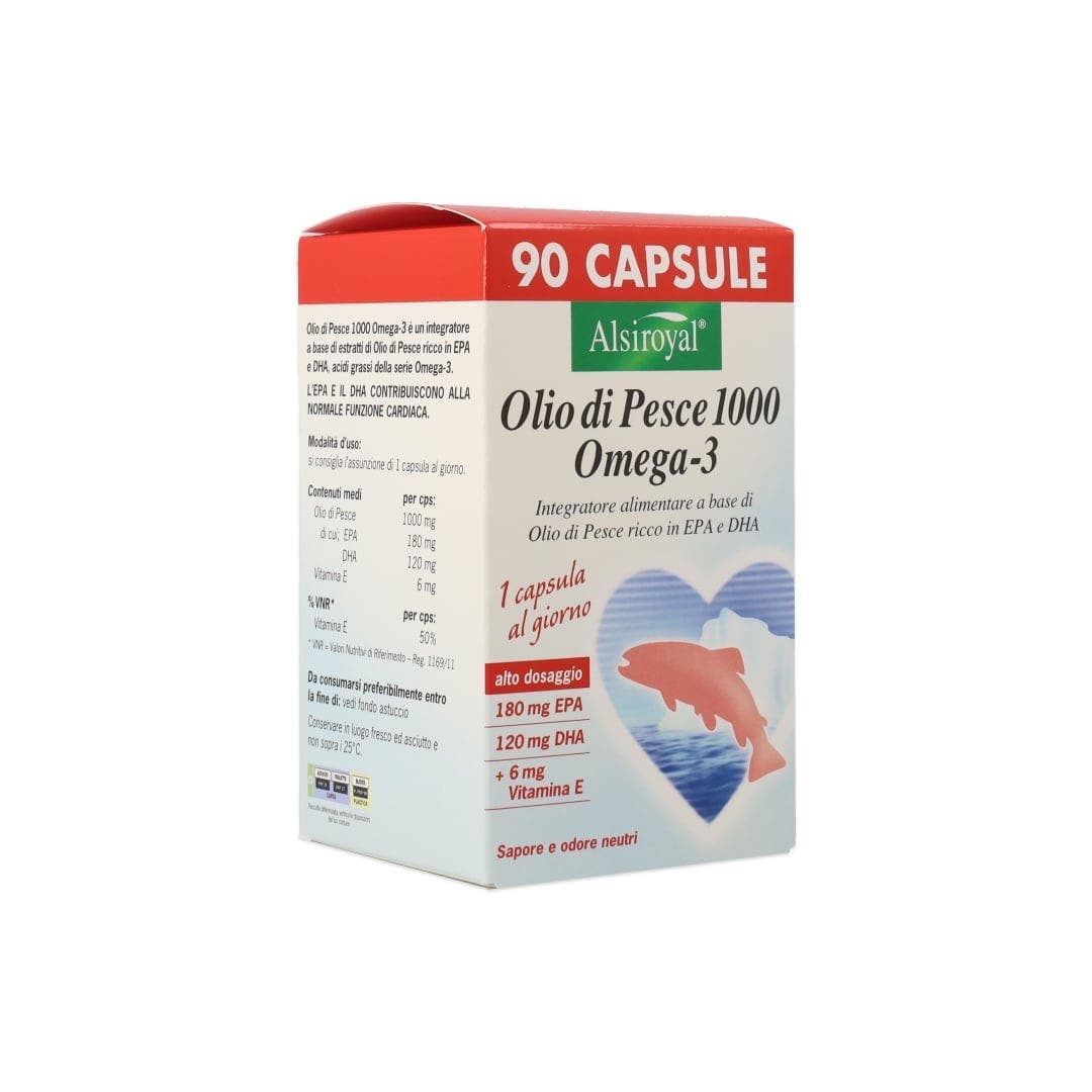 Huile de Poisson Oméga-3 1000 – 90 Gélules