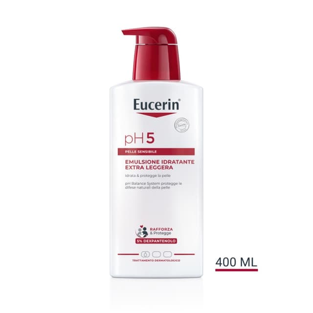 Eucerin pH5 Émulsion corps hydratante extra-légère – 400 ml