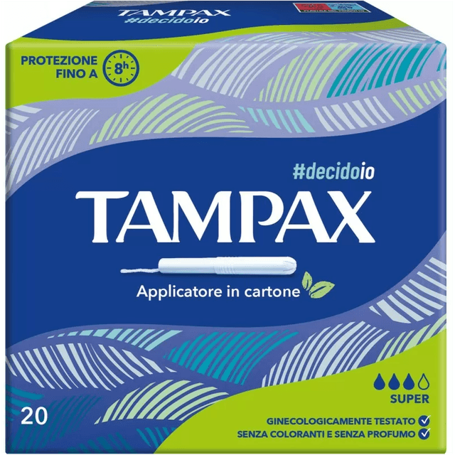 Tampax Blue Box Super – 20 tampons