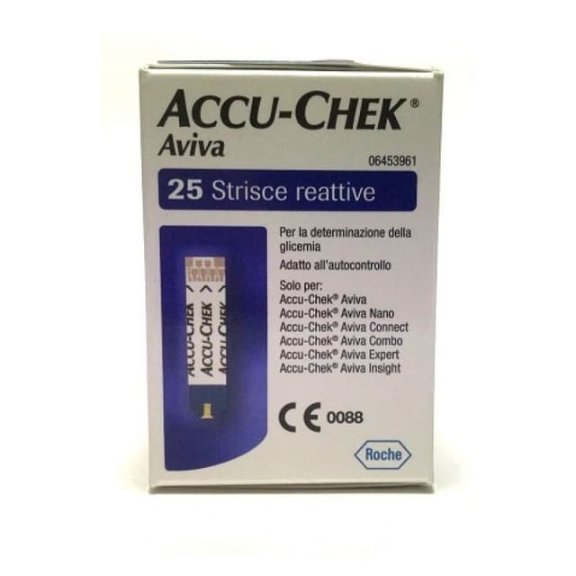 Accu-Chek Aviva – Bandelettes réactives, 25 pièces