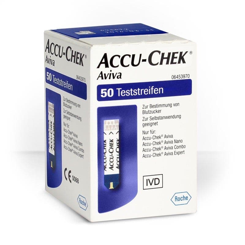Accu-Chek Aviva – 50 bandelettes réactives