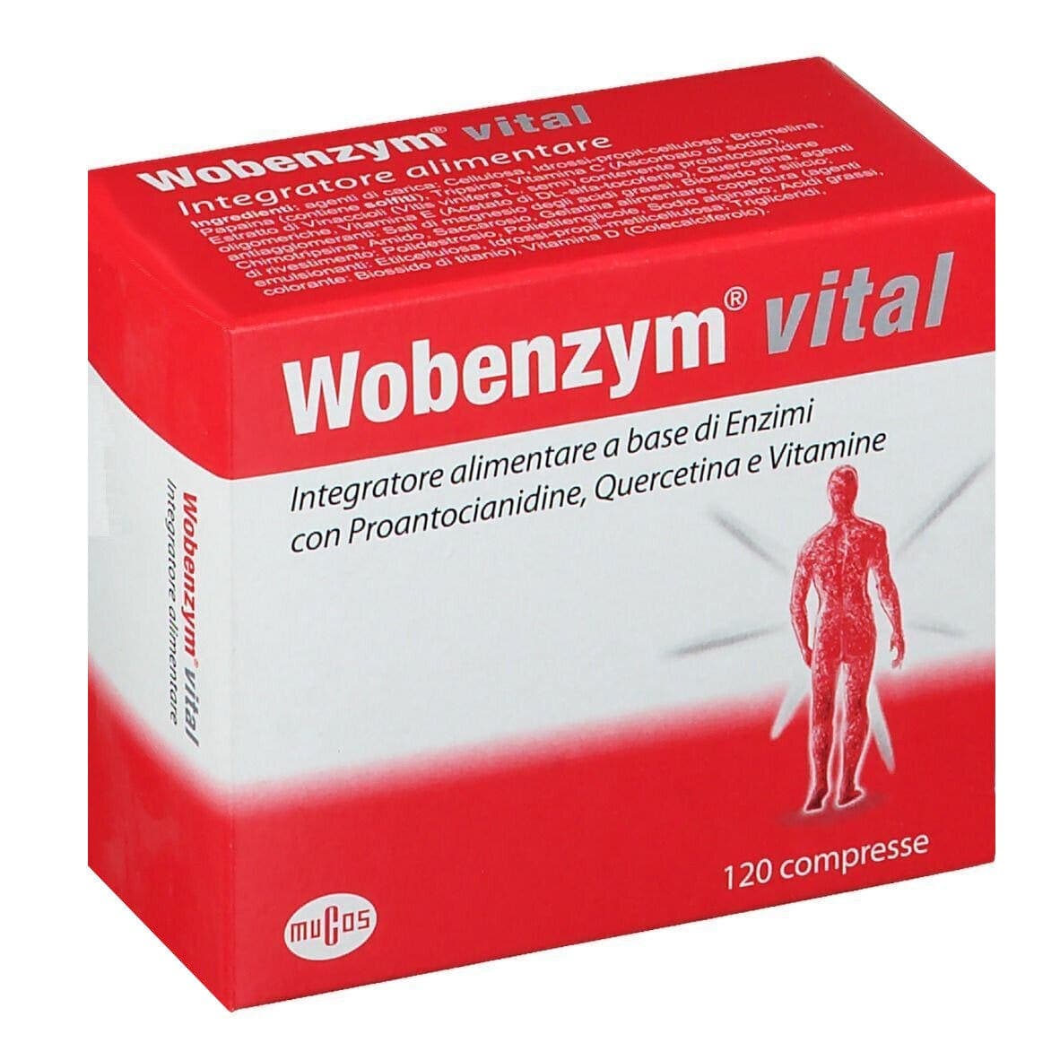 WOBENZYM VITAL 120CPR