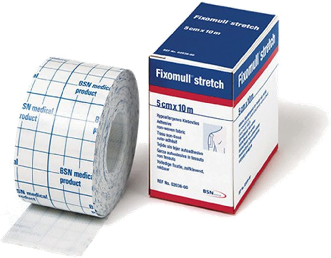 Fixomull Stretch – Sparadrap de fixation extensible 10 m × 5 cm