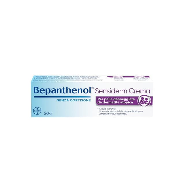 Bepanthenol Sensiderm Crème 20 g – pour soulager démangeaisons et irritations