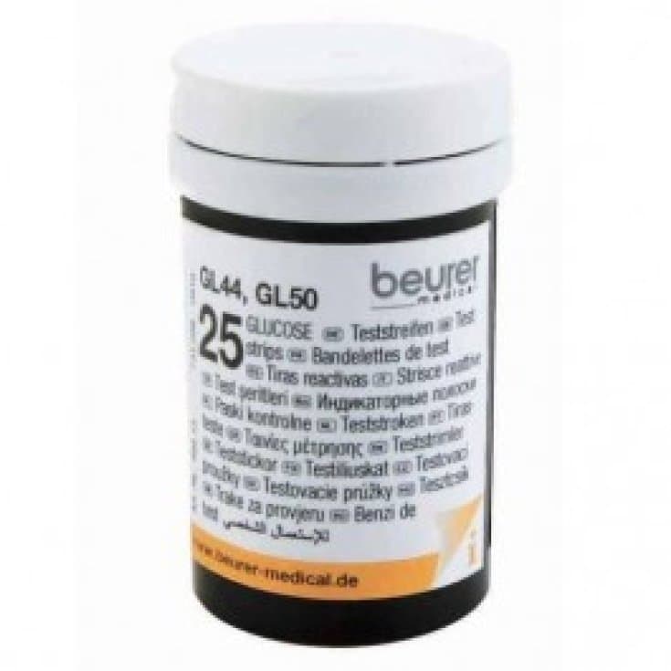 Beurer GL44/GL50 – 25 bandelettes réactives