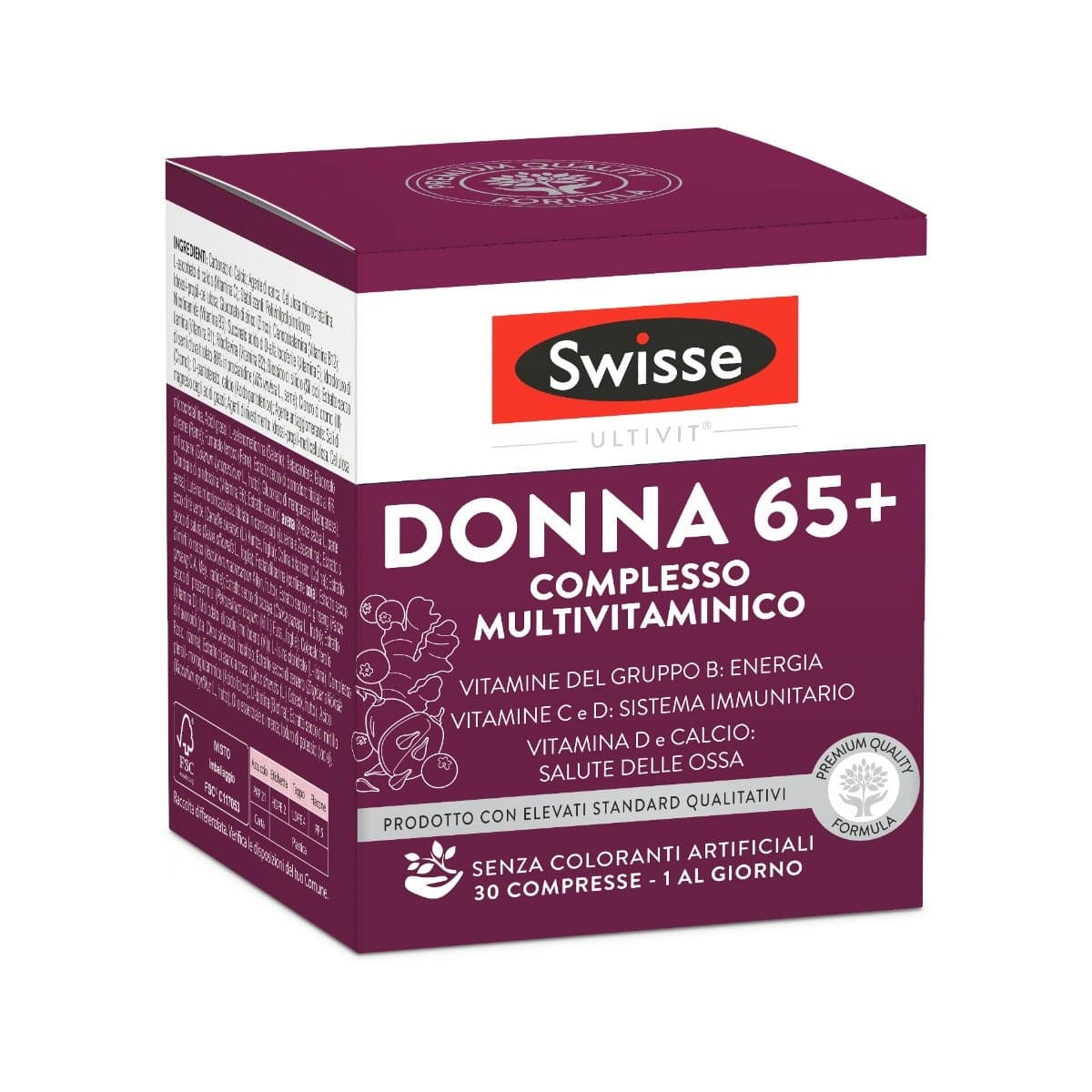 Swisse Donna 65+ Multivitamin – 30 comprimés