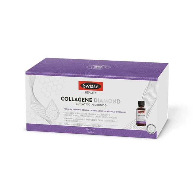 Collagène + Multivitamines – 10 ampoules de 30 ml | Swisse Collagene Diamond