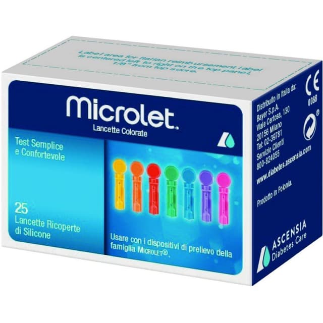 Microlet Lancettes – 25 pièces