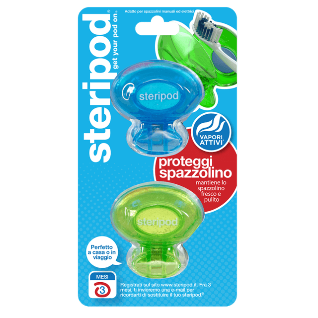 Steripod Protège-Brosse à Dents – 2 Pièces