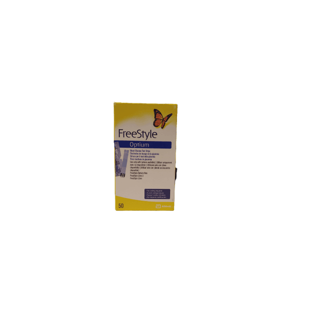 FreeStyle Optium Bandelettes réactives – 50 pièces