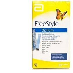 FreeStyle Optium Bandelettes réactives – 50 pièces