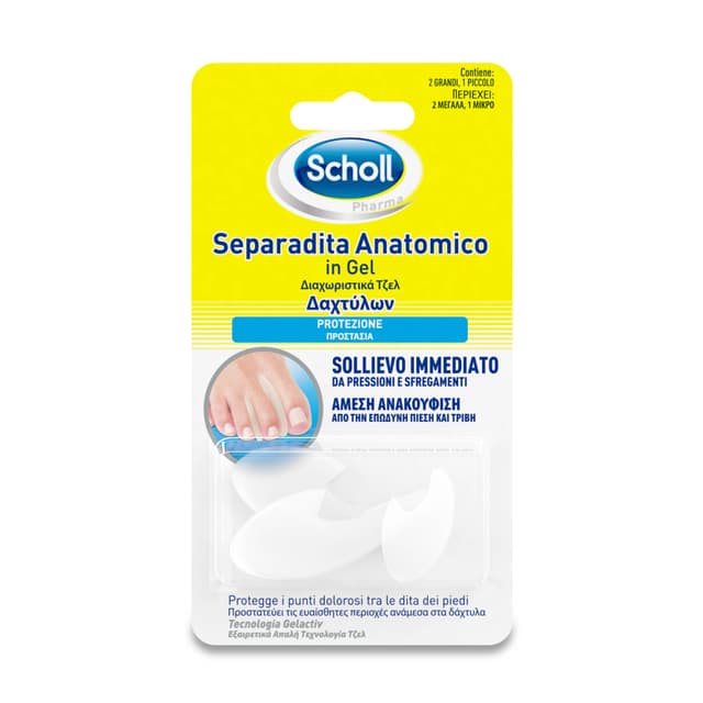 Scholl's GelActiv Séparateur d'orteils – Séparateur