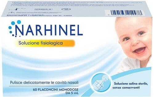 Narhinel Solution Physiologique – 60 ampoules de 5 ml