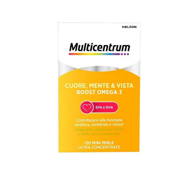 Multicentrum Omega Boost – 120 Gélules avec Oméga-3
