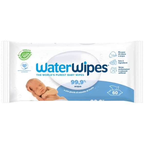 WaterWipes Bio – 60 lingettes