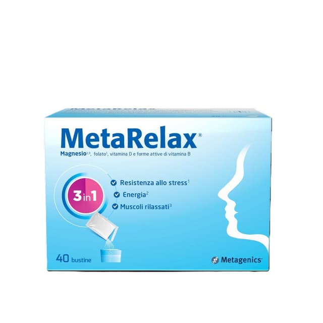Magnésium + Complexe vitamines B – 40 sachets | Metarelax