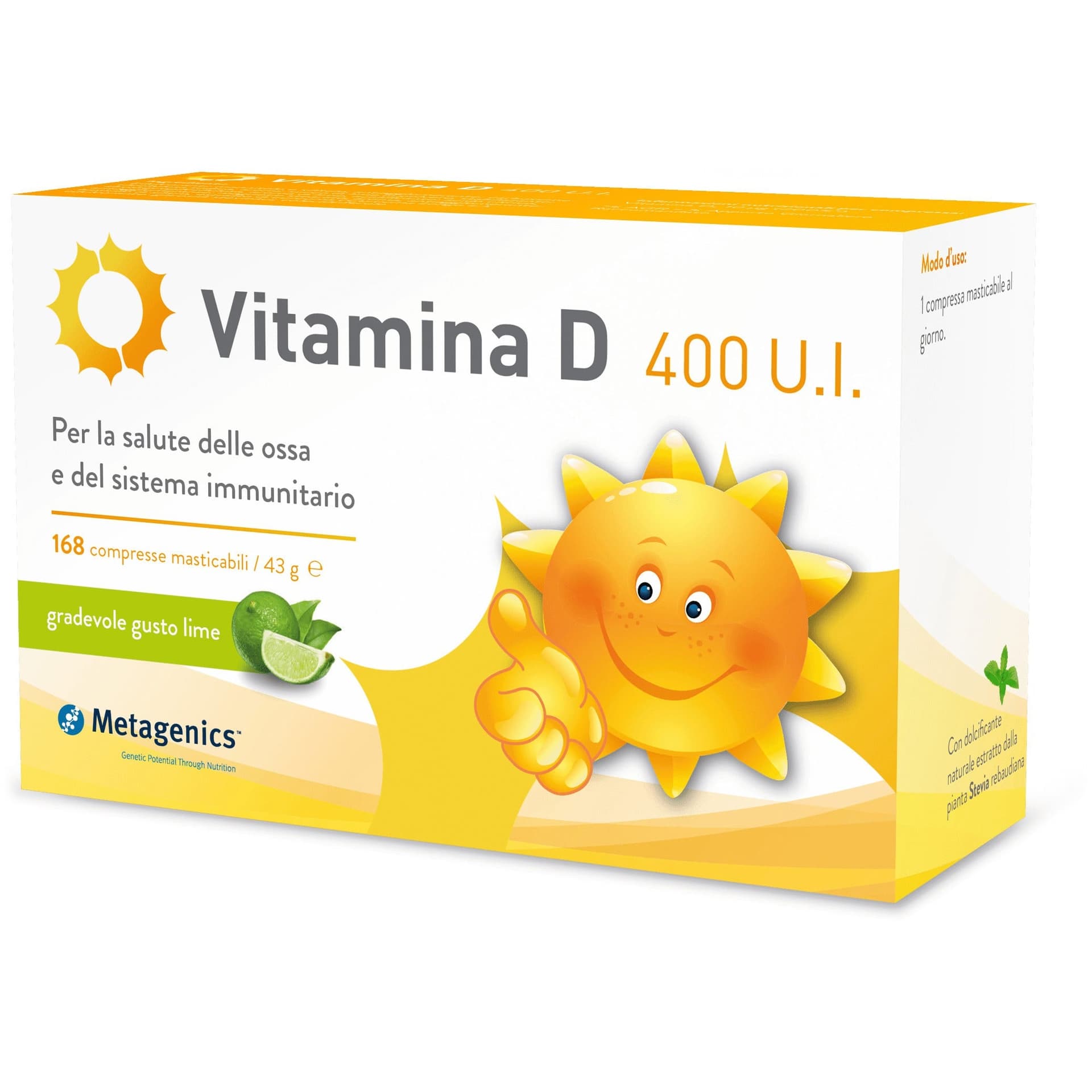 Vitamine D 400 UI – 168 comprimés