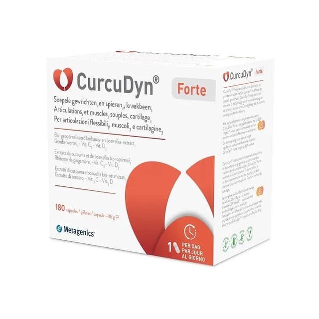 Curcuma + Vitamine C – 180 gélules | Curcudyn Forte