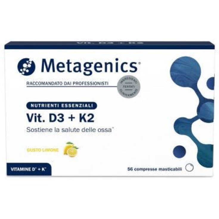 Vitamine D3 + K2 – 56 Comprimés