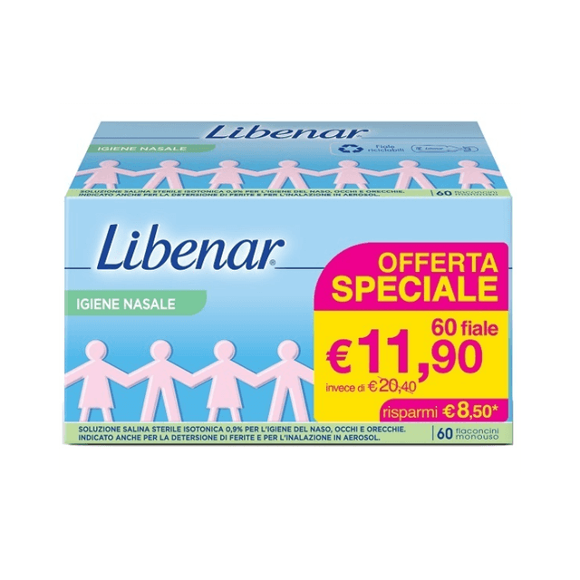 Libenar Ampoules Nasales Isotoniques – 60 ampoules de 5 ml