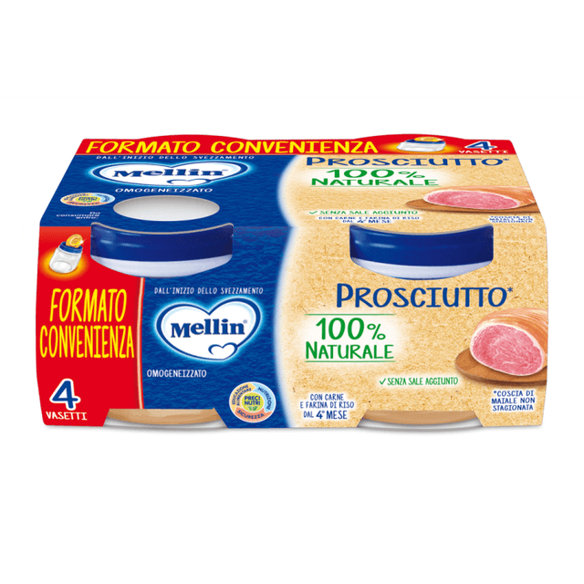 Mellin Omo Jambon – 4 x 80 g