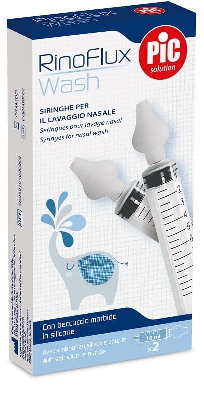 Rinoflux – Kit de lavage nasal avec seringues
