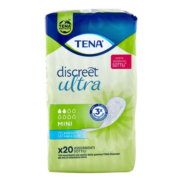 Tena Lady Discreet Mini – Serviettes hygiéniques