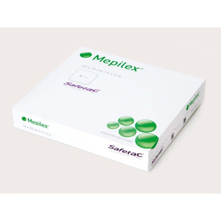 Mepilex Pansement Mousse – 10×10 cm, 5 pièces