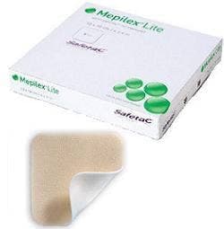 Mepilex Lite Pansement Mousse – 10×10 cm, 5 pièces