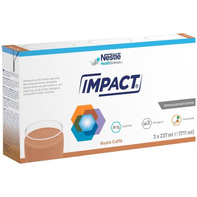L-arginine + Oméga-3 – 3 x 237 ml | IMPACT ORAL CAFFÈ