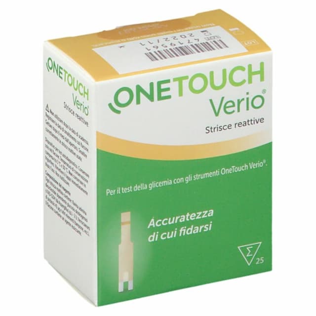 OneTouch Verio Bandelettes Réactives – 25 pièces