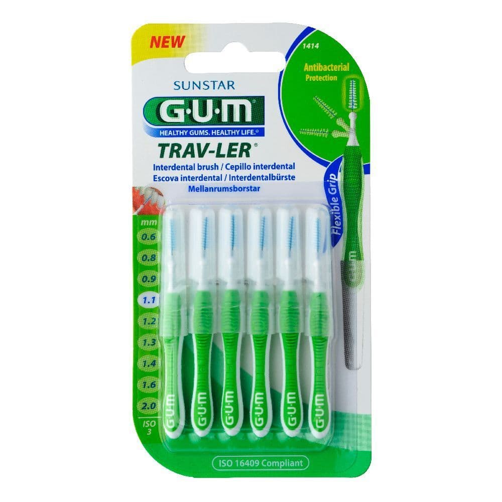 GUM Trav-Ler 1,1 mm – Brossette interdentale Pro