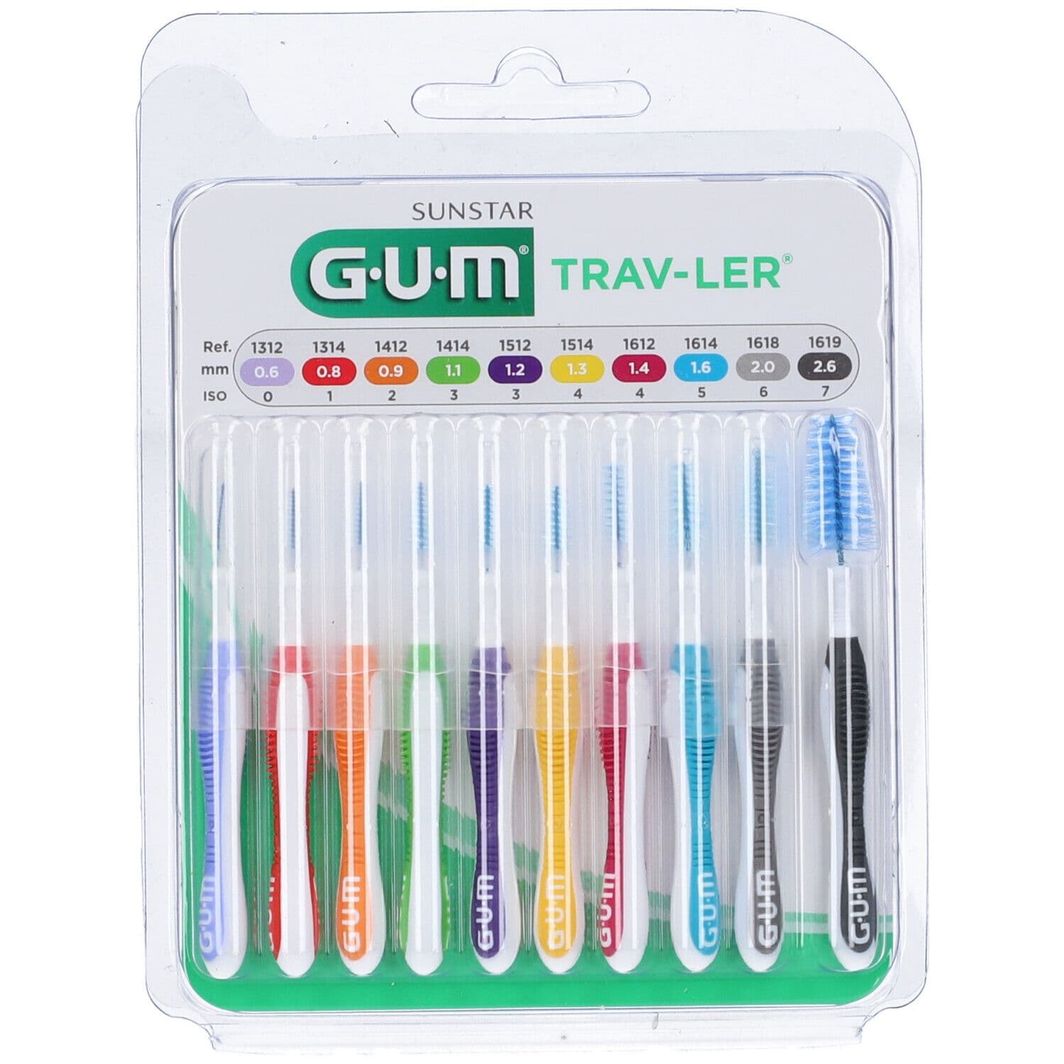GUM TRAV-LER – Brossettes Interdentaires 10 pièces