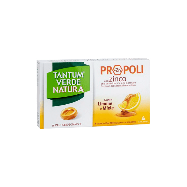 Propolis 0,3 g + Zinc – Gomme | Tantum Verde Pastilles Citron