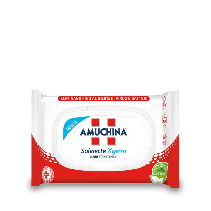 Amuchina X-Germ – 20 lingettes désinfectantes