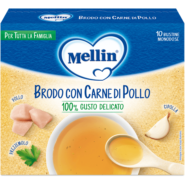 Mellin Brodo Pollo e Verdure – 10 portions