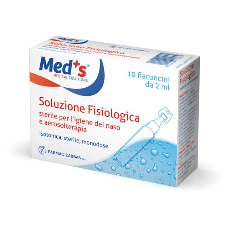 MEDS Solution Physiologique – 10 ampoules de 2 ml