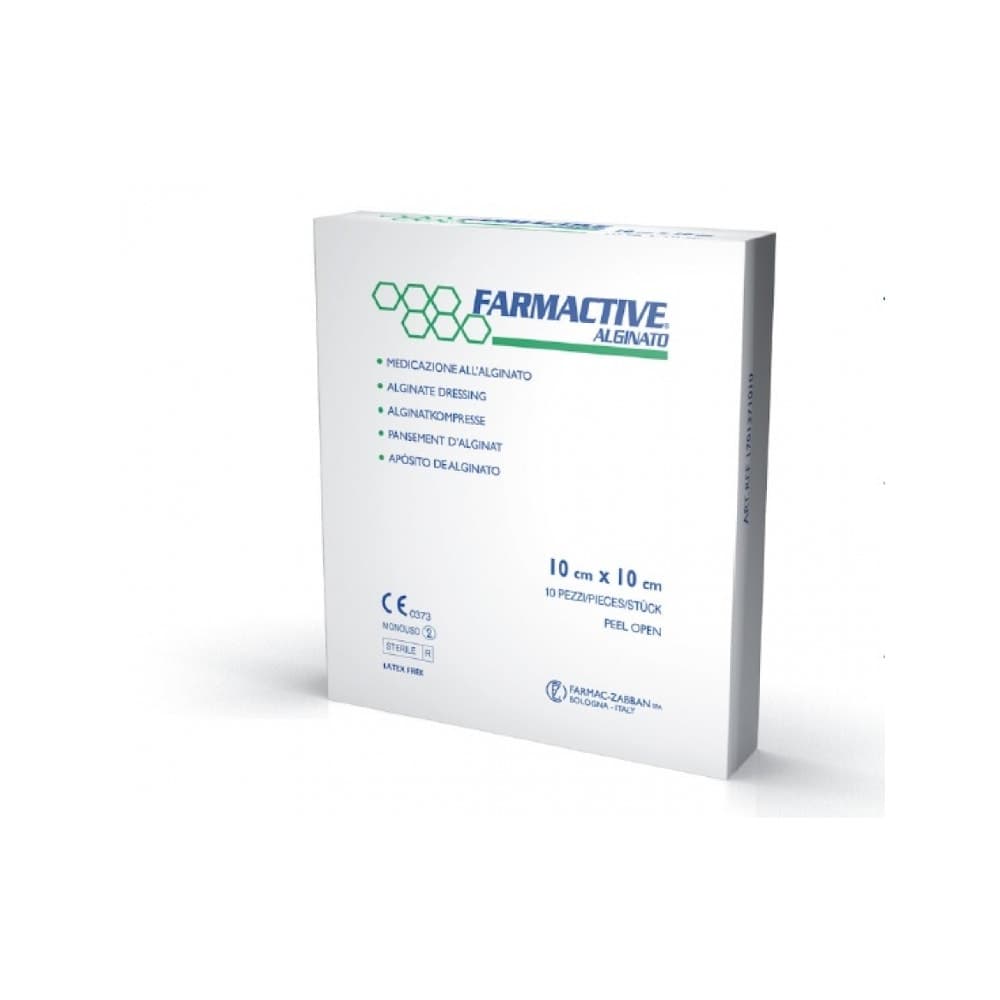 Farmactive Alginate – 10 compresses 10×10 cm