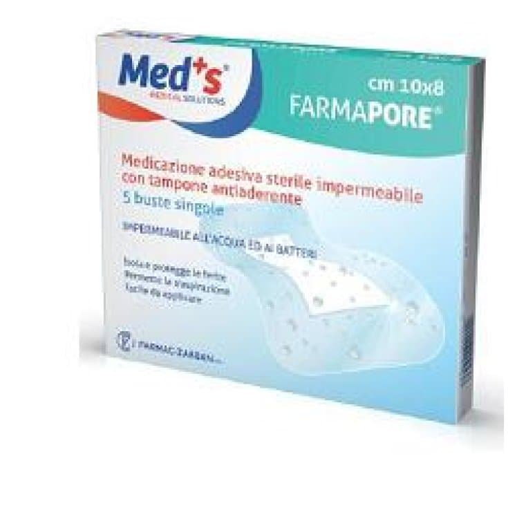 MEDS Pore Medic Ades – 10 × 8 cm, 5 pièces